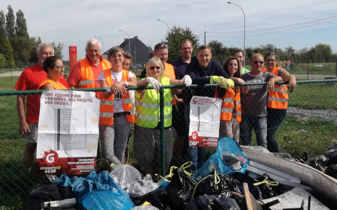 + d'1/2 tonne de déchets ramassés